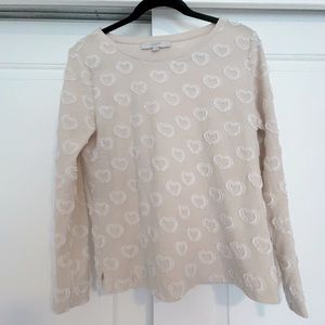 Loft Heart Long Sleeve Shirt size Medium